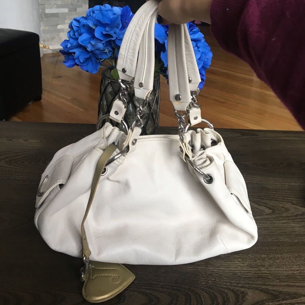 Juicy Couture White Leather Bag